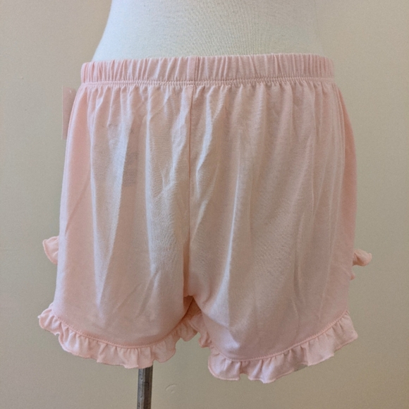 Pink Ruffled Pajama Shorts - Picture 2 of 5